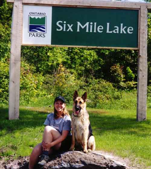 At Six Mile Lake park