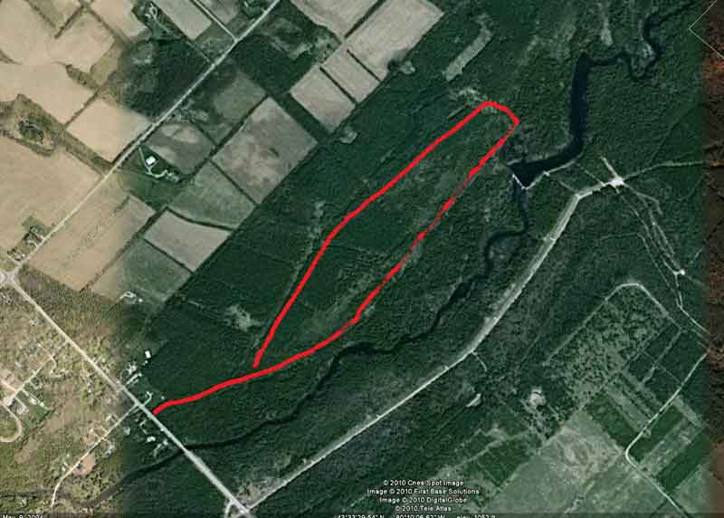 Map of Watson Road trail